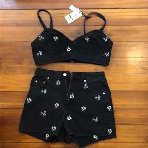 Topshop two piece (co-ord) top and shorts
